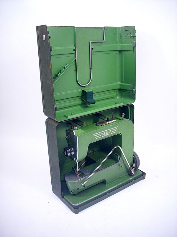 maquina coser elna portatil metal 1u